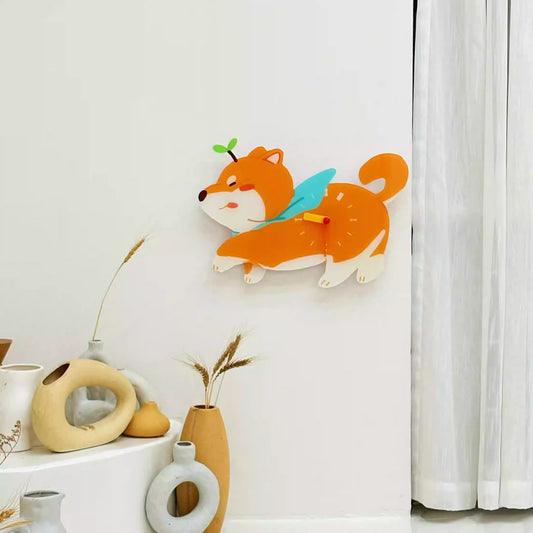 Shiba Inu Wall Clock